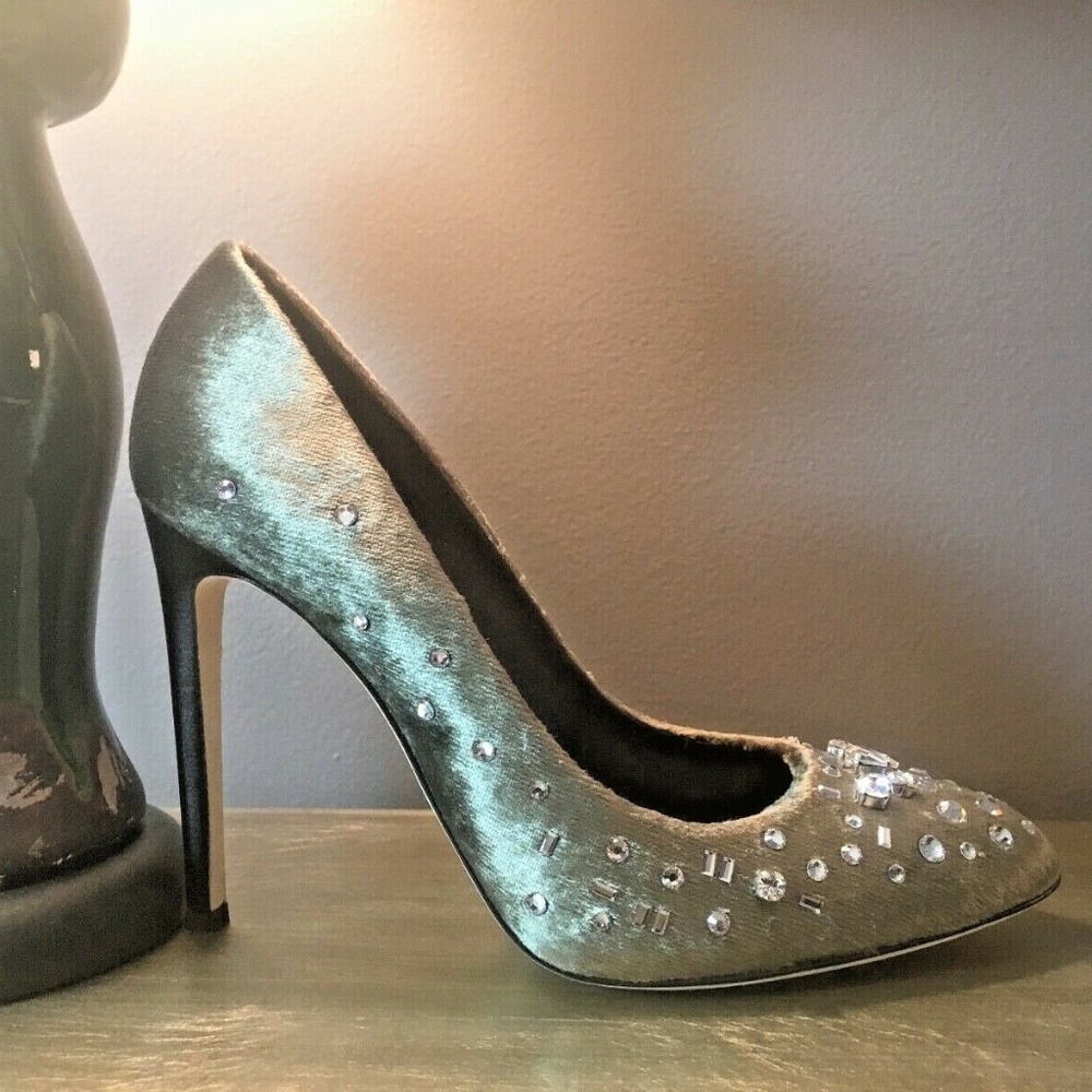 Giuseppe ZANOTTI Jewelled Stiletto Pumps NIB! 8.5 $825 VIDEO! Verdiana Bisonte - Picture 13 of 16